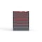 Strong Hold 8 drawer cabinet - (5x 2ft, 1x 3ft, 1x 4ft, 1x 5ft) - Red accents - Electronic Lock S3036-PPRAS-0801DS - alternate 1
