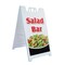 Signmission Salad Bar, A-Frame & 2 Decals Installed, Heavy-Duty Plastic Frame SBHD-D-2436-Salad Bar - alternate 1