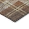 Homeroots 10' X 14' Chocolate Copper And Gold Plaid Washable Indoor Outdoor Area Rug 596326 - alternate 7