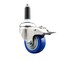 Service Caster 3 Inch 316SS Blue Poly Swivel 7/8 Inch Expanding Stem Caster Lock Brake SCC SCC-SS316TTLEX20S314-PPUB-BLUE-78 - alternate 1