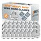 Jrex Safety Galvanized Steel Wire Rope Cable Clip Clamp - 3/16" U-Bolt Style, 24PK GCC316-JR-24PK - alternate 1