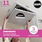 Simply 20x20x1 Merv 11, Pleated Air Filter, High Capacity, 4PK S-11-04-20201 - alternate 6