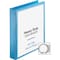 Business Source Ring Binder, Light Blue, Clear Sleeve BSN19652 - alternate 2