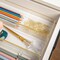 Martha Stewart Kerry 8 Pack Plastic Stackable Office Desk Drawer Organizers with Gold Trim, 9 x 3 BE-PB9050-G-8-CLRGLD-MS - alternate 6