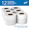 Scott Scott 100% Recycled Fiber Hi-Capacity Jumbo Roll Toilet Paper, Non-perforated, 1,000'/Roll, 12PK 67805 - alternate 7