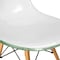 Leisuremod Dover Plastic Dining Chair with Beech Wood Eiffel Legs, 2PK EP19WG2 - alternate 5
