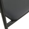 Leisuremod Kora Modern Leather Dining Arm Chair with Iron Legs in Black KCBL-21BL - alternate 5