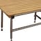 Homeroots 18" X 40" Brown Teak Rectangular Shower Bench 549365 - alternate 4