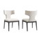 Manhattan Comfort Eloria Wood Chenille Side Chair in Cream - Set of 2 DC1622-1 - alternate 7