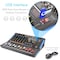 Pyle Pyle 8-Channel Bluetooth DJ Audio Mixer, Sound Controller, USB Drive, 48V Power, 7-Band EQ, RCA I/O PMXU88BT - alternate 8