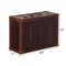 Vintiquewise Vintiquewise Vintage-Style Wooden Display Suitcase Box with Faux Leather Trim & Brass Hardware QI003235 - alternate 4