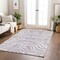 Homeroots 9' X 12' Lavender And Ivory Animal Print Washable Indoor Outdoor Area Rug 600628 - alternate 7