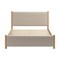 Homeroots Beige Wood And Upholstery Queen Bed Frame 583189 - alternate 7
