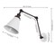 Jonathan Y Rover 7" Classic Industrial Metal Adjustable Arm LED Wall Sconce, White/Oil Rubbed Bronze, 2PK JYL7462C-SET2 - alternate 3