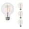 Bulbrite LED Filament 13W, Dimmable G25, Clear Glass, E26 Base, 3000K, 1400 Lm, 4PK 862851 - alternate 1