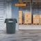 4Dock 55 gal Round Heavy Duty 55 Gallon Trash Can - Gray, Gray, Plastic, 27 in TC002 - alternate 5