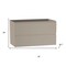 Homeroots 32" Light Brown Wood Freestanding Bathroom Vanity With White Sink And Two Drawers 627473 - alternate 4