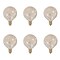 Bulbrite 25W Globe G16 Incandescent Bulbs, Amber Marble Glass, Candelabra E12 Screw Base, 6PK 861320 - alternate 1