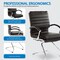 Office Star Products SPX Guest Faux Leather Chair, Black SPX23595C-U6 - alternate 5