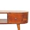 Homeroots 39in Brown Solid Wood Enclosed and Open Storage TV Stand 727852 - alternate 6