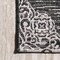 Jonathan Y Tuscany Ornate Medallions Black/Ivory 2 ft. x 10 ft. Indoor/Outdoor Runner Rug SMB121B-210 - alternate 6