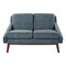 Office Star Products Lounge Seating/Davenport Mid-Century Loveseat, Navy SL4422R-MC3 - alternate 6