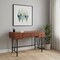 Homeroots 47" Brown and Black Computer Desk With Three Drawers 489912 - alternate 9