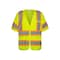 Northmon Safety High Vis Short Sleeve Mesh Safety Vest - ANSI Class 3 - S NM-SV-102-YW-S - alternate 1