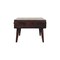 Homeroots 20" Brown Solid Wood Round Two Drawer Nightstand 651890 - alternate 6