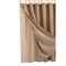 Homeroots Mocha Sheer and Grid Shower Curtain and Liner Set 399751 - alternate 1