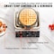 Vevor Commerical Round Waffle Maker 1300W Rotatable Non-Stick Waffle Iron 120V UWF-2205 - alternate 5
