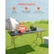 Vevor Folding Portable Camping Table Oxford Outdoor Picnic Square Table 4 Cup Holders GV-BZ2 - alternate 6
