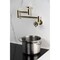 Kingston Brass Wall Mount Pot Filler Faucet, Polished Brass KS8102RX - alternate 5