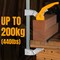 Powertec 4 Inch Bar Clamps w/ 440 lb Capacity, Quick-Release Woodworking Clamps w/ Aluminum Jaws, 2PK 72121 - alternate 5