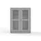 Strong Hold 14 GA Industrial Ventilated (Hex) Uniform Cabinet with Hanger Rod 56-H-WR-241-L - alternate 3
