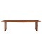 Homeroots 73" Brown Solid Wood Dining Bench 522087 - alternate 6