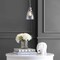 Jonathan Y Cleo 5.5 in. Adjustable Metal/Glass LED Pendant, Chrome JYL3518A - alternate 5