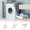 Home-Complete Clothes Drying Rack 2-Level Laundry Drying Rack with 24 Rails, Hanging Bar, 2 Adjustable Wings 82-CRAF16-PLTM - alternate 6