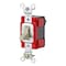 Leviton Wall Switch, 1 hp, Toggle, 20 A, Ivory M1221-I - alternate 1