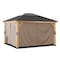Sunjoy Universal Curtain and Mosquito Netting for 11 ft. x 13 ft. Wood Gazebo A111701220 - alternate 2
