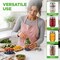 Nutrichef 16-Pack 16 oz Mason Jars with Lids, 16PK NCMSJ16 - alternate 4