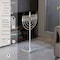 Vintiquewise Silver Finish Modern Contemporary Hanukkah Menorah with Remote Control for Home, Office, or QI004694.SL - alternate 6