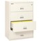 Fireking 4 Drawer, 1 Hr Fire & Impact Rated, 38" Wide Lateral Ivory White 4-3822-CIW - alternate 3