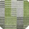Homeroots 8' Green And Olive Green Round Striped Washable Indoor Outdoor Area Rug 581697 - alternate 6