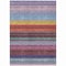 Homeroots 9' X 12' Lavender Blush And Blue Striped Washable Indoor Outdoor Area Rug 614813 - alternate 7