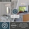 Vaxcel Park Ridge 3-Light Vanity Light, Champagne Gold, Frosted White Glass, 22-In. Wide W0572 - alternate 7