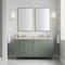 James Martin Vanities Chicago 60 in. Double Vanity, Smokey Celadon, w/ 3 CM Eternal Jasmine Pearl Silestone Top 503-V60D-SC-3EJP - alternate 5