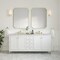 James Martin Vanities Chicago 72 in. Double Vanity, Glossy White, w/ 3 CM Carrara Marble Top 503-V72-GW-3CAR - alternate 3
