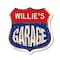 Signmission Willie's Garage, 18 Inch X 18 Inch, Plastic Sign SHI-P-18-383-WILLIE - alternate 1