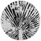Homeroots 8' Ivory Black And Gray Round Abstract Washable Indoor Outdoor Area Rug 588012 - alternate 4